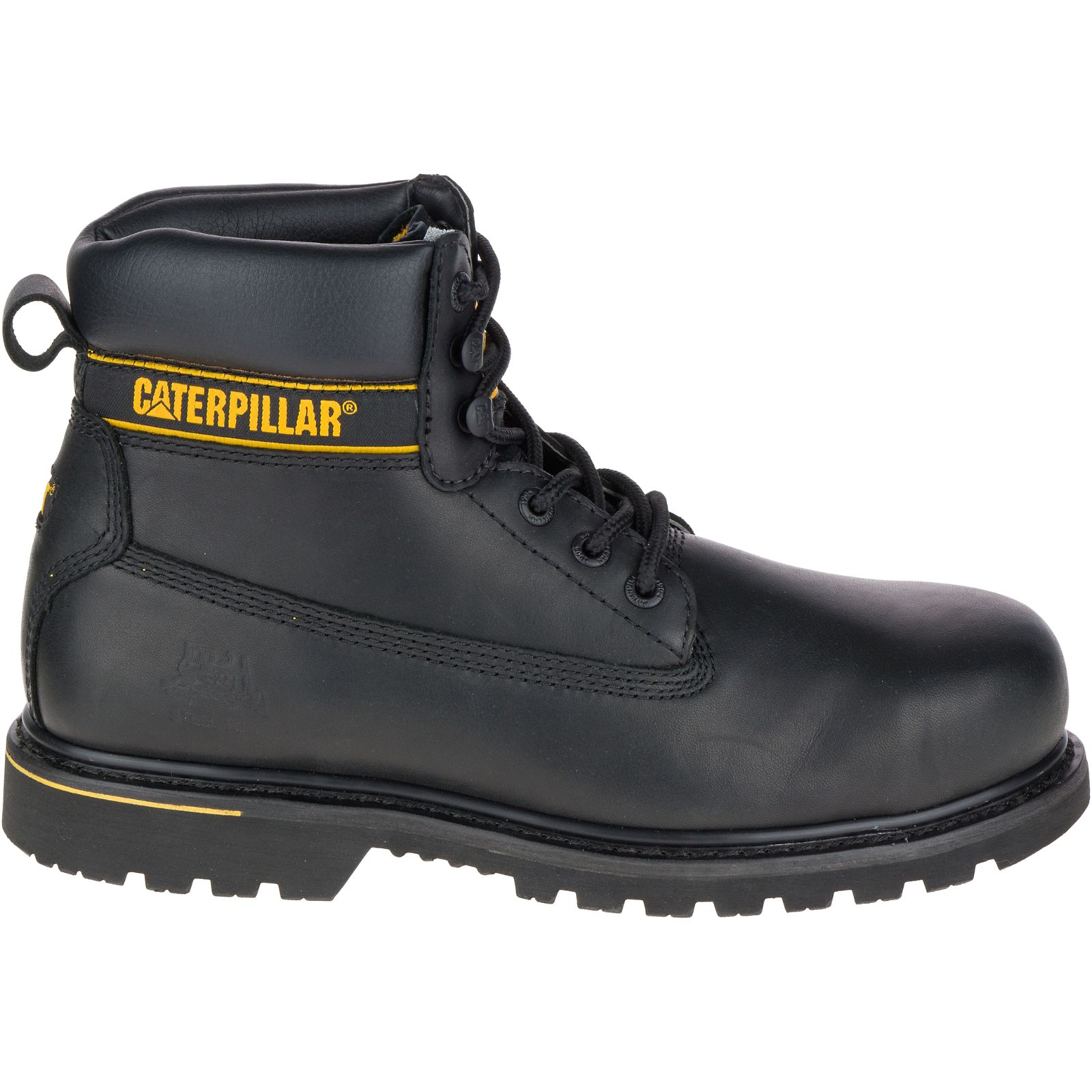 Caterpillar Work Boots Online UAE - Caterpillar Holton Steel Toe S3 Hro Src Mens - Black HFVGCO896